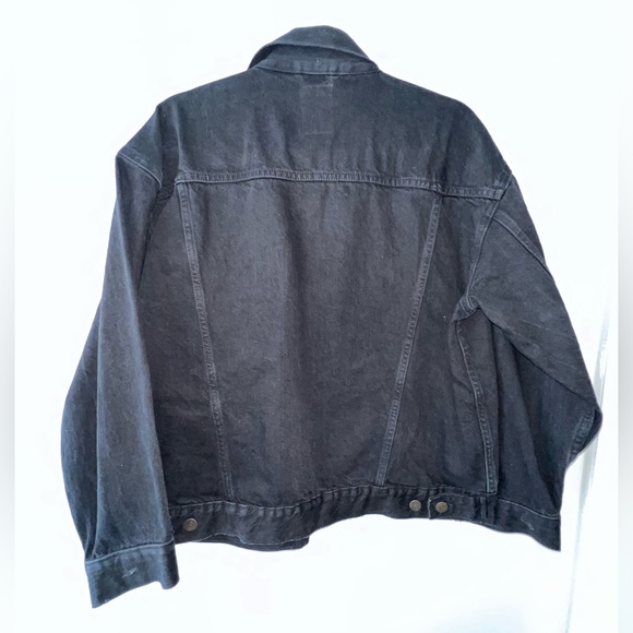 Gap Black Oversized Jean Jacket - Picture 2 of 7
